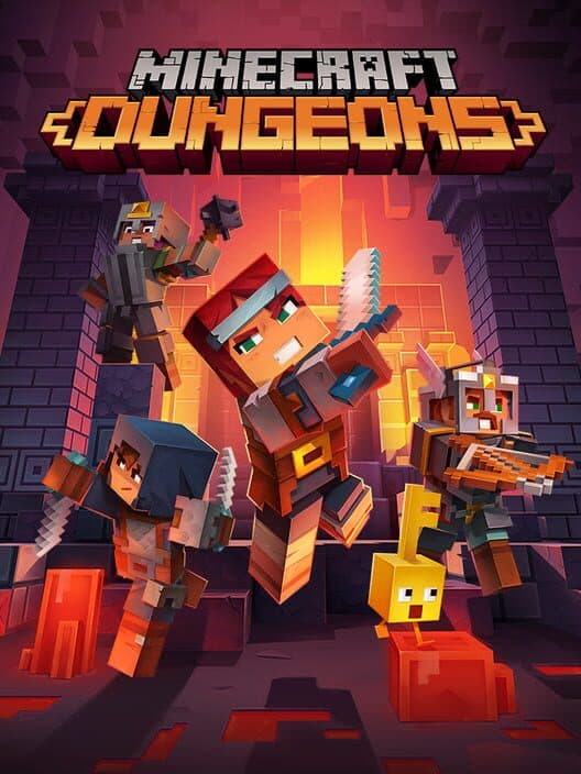 Minecraft Dungeons cover art